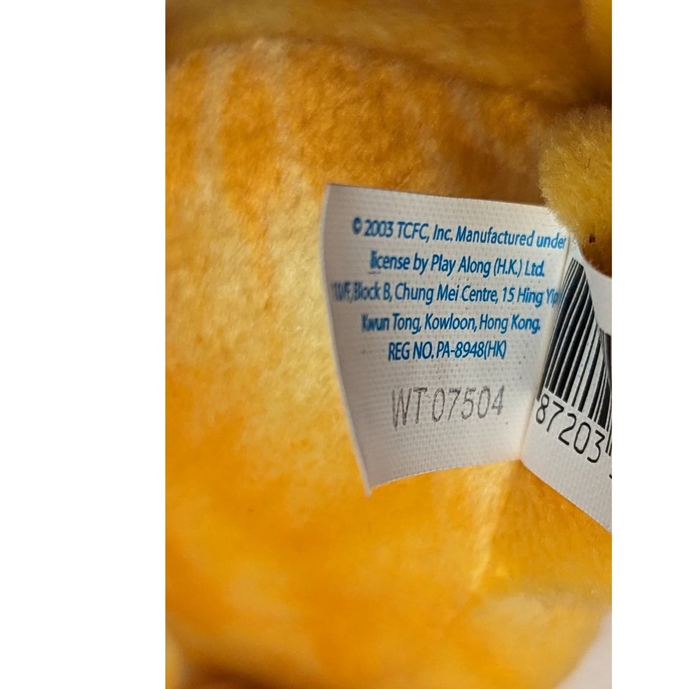 Care Bears Funshine Bear Tie Dye Special Edition 8" Vintage Plush (2003) - Picture 6 of 9